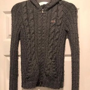 Hollister Cozy Wool Grey Sweater